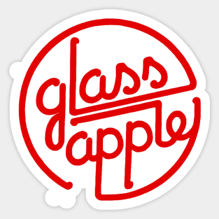 Glass Apple Topeka New Logo Sticker